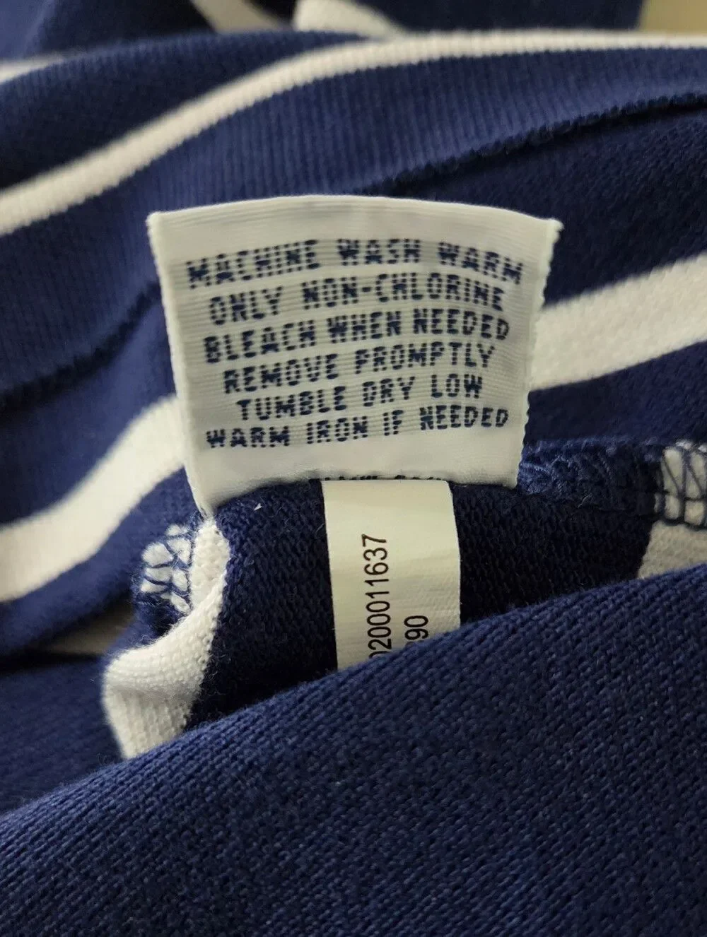 Polo Ralph Lauren Men's Navy Short Sleeve Stripe Polo Shirt